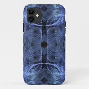 Blue Fraktal iPhone 5 Custom Case-Mate-ID Case-Mate iPhone Hülle