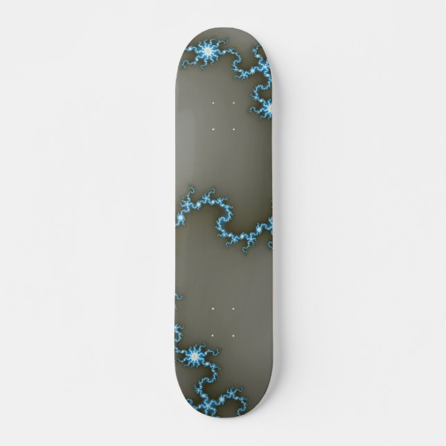 Blue - Fraktal Skateboard (Vorne)
