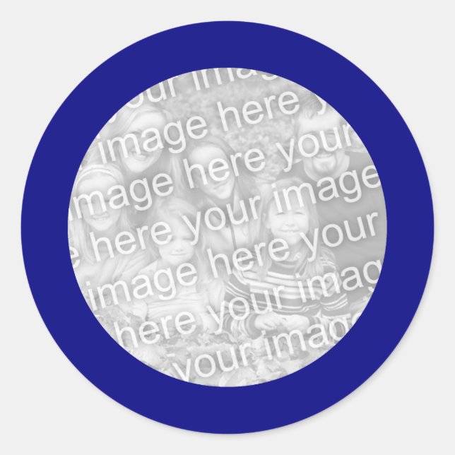 Blue Frame Aufkleber (Vorderseite)