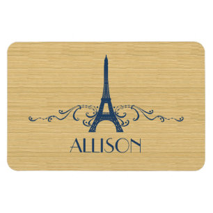 Blue French Blühen Premium Magnet