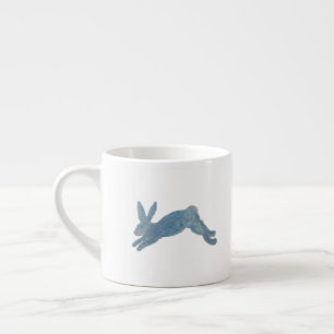 Blue French Country Bunny Rabbit Baby Tasse