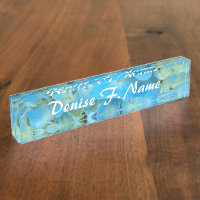 Blue French Hydrangea Personalisiert Floral