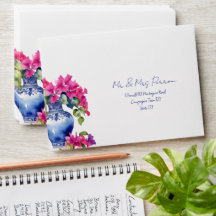 Blue French Tiles Bougainvillea