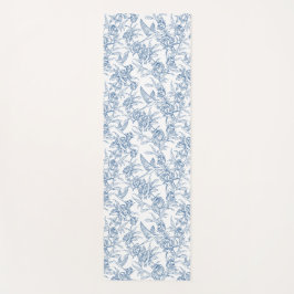 Blue French Toile Yogamatte