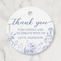 Blue French Vintage Victorian