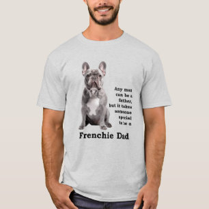 Blue Frenchie Vater T-Shirt