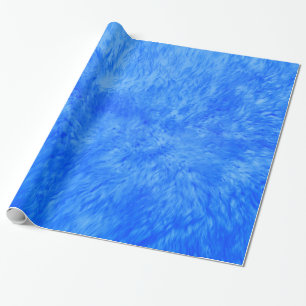 Blue Frenzy Wrapping Paper Geschenkpapier