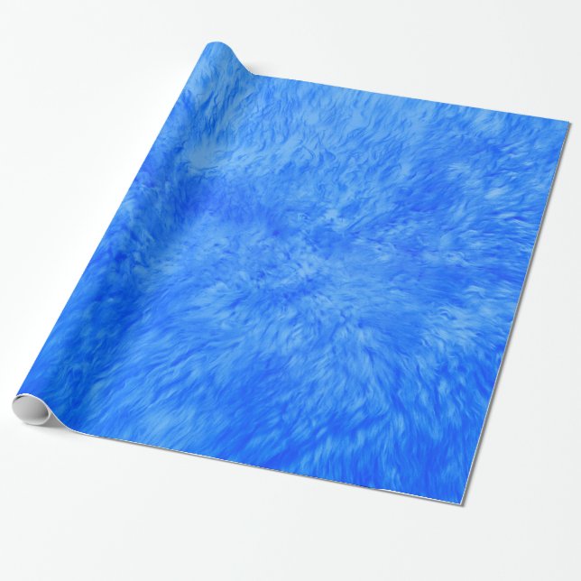 Blue Frenzy Wrapping Paper Geschenkpapier (Ungerollt)