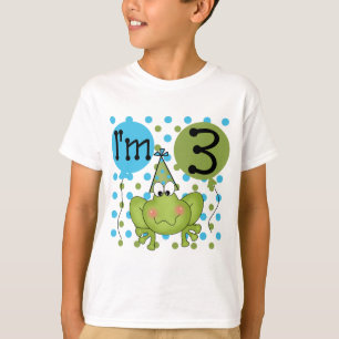 Blue Frog 3. Geburtstagsgeschenke und Geschenke T-Shirt