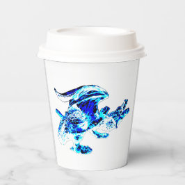 Blue Frost Dragon Pappbecher