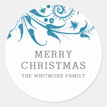 Blue Frost Frost Frohe Weihnachten