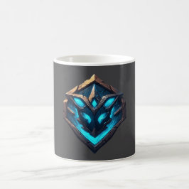 Blue Frost Rune Emblem Kaffeetasse