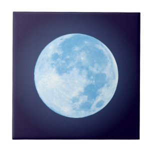 Blue Full Moon Tile Fliese