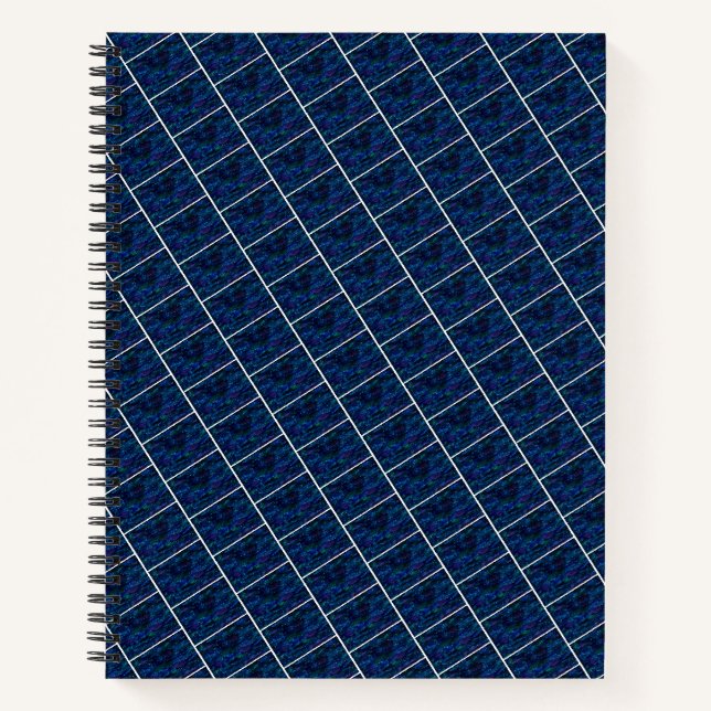Blue Galaxy Notebook Notizbuch (Vorderseite)