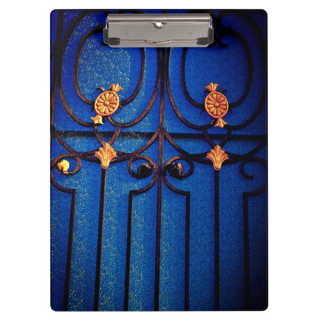 Blue Gate Notebook Klemmbrett (Vorderseite)