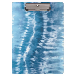 Blue Gefärbte Krawatte Clipboard Klemmbrett