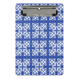 Blue gemustert Classic Planner Mini Klemmbrett