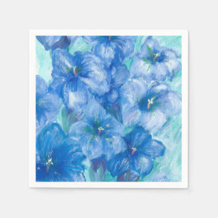 Blue Gentian Blume Serviette