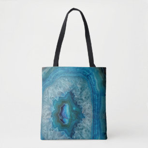 Blue Geode Rock Mineral Agate Crystal Image
