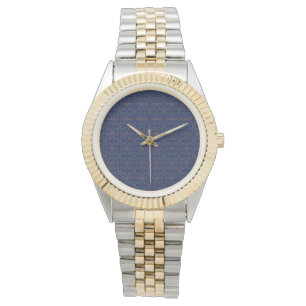 Blue Geometric eWatch Armbanduhr