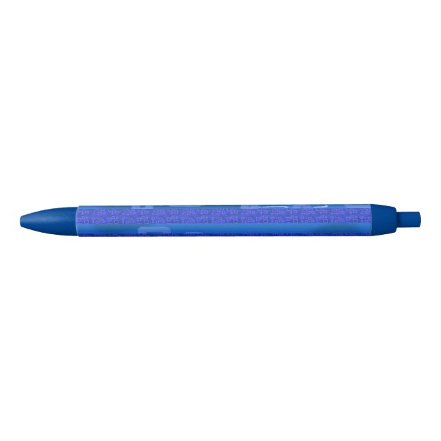 Blue Geometric Kugelschreiber (Vorderseite)