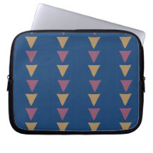 Blue Geometric Notebook Case