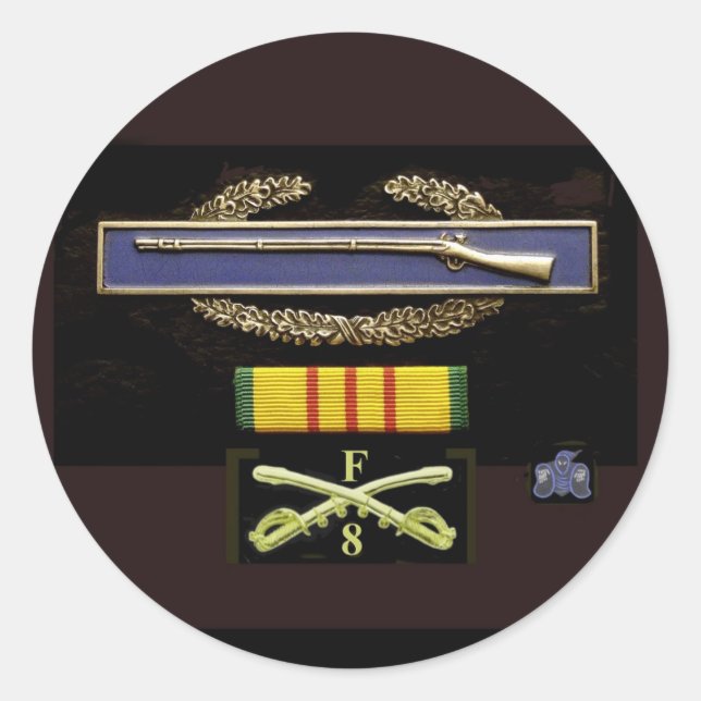 Blue Ghost Blues CIB Runder Aufkleber (Vorderseite)