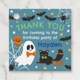 Blue Ghost Halloween Geburtstagsparty Danke Geschenkanhänger