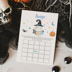 Blue Ghost Little Boo Baby Dusche Bingo Spiel