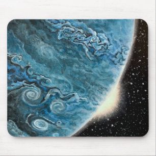 "Blue Giant" Planet Mouse Pad Mousepad
