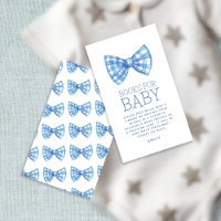 Blue Gingham Bow Krawatte Books for Baby Shooter