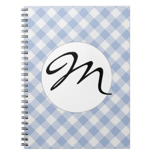 Blue Gingham Country Notizblock