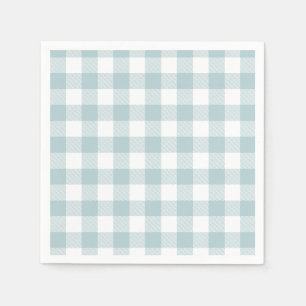 Blue Gingham für Ostersonnige Ohren Papier Napkin Serviette