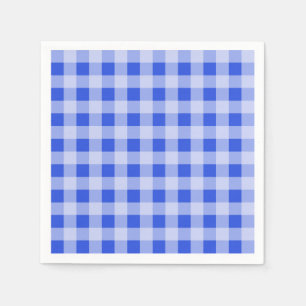 Blue Gingham Serviette