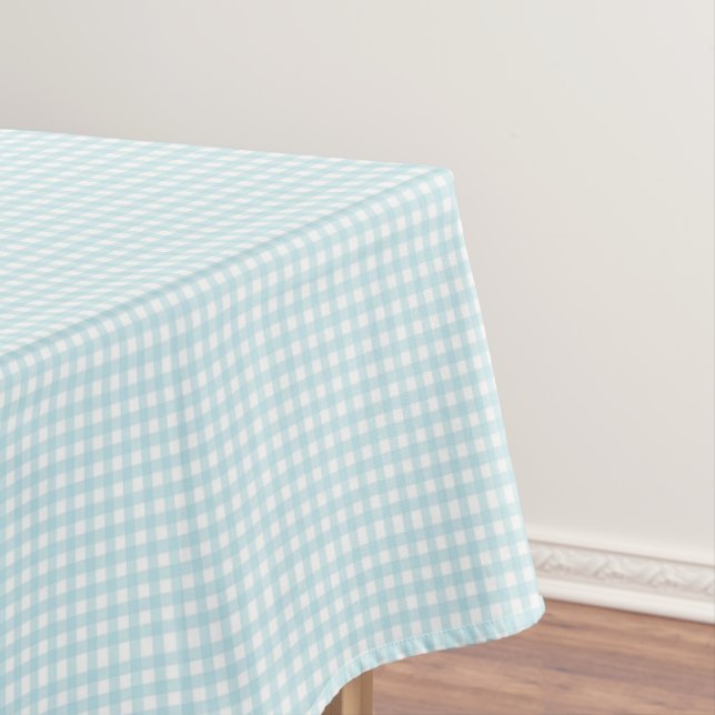 Blue Gingham Tablecloths Tischdecke (Beispiel)