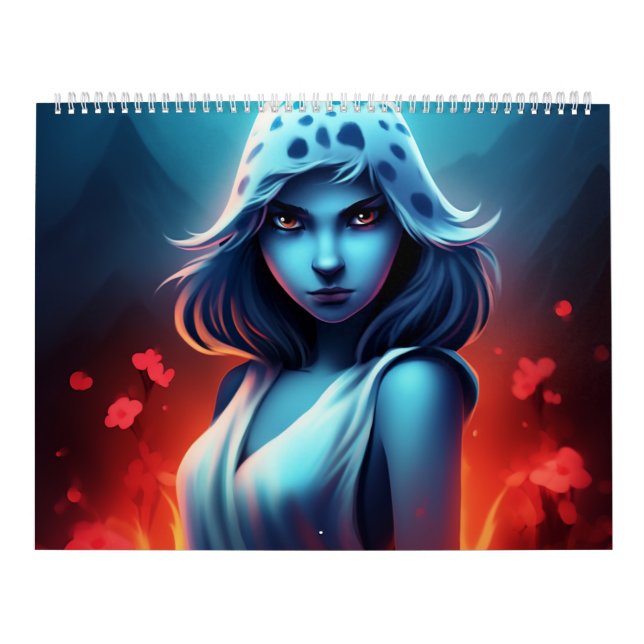 Blue Girl Calendar Kalender (Titelbild)