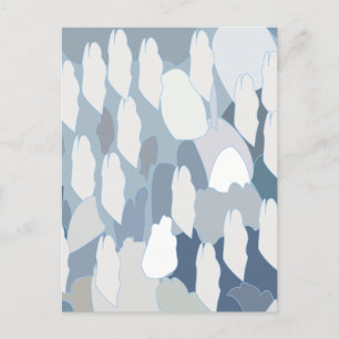 Blue Glacier Ice Postkarte