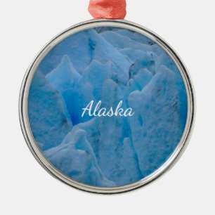 Blue Glacier Ornament Suvenir Aus Metall