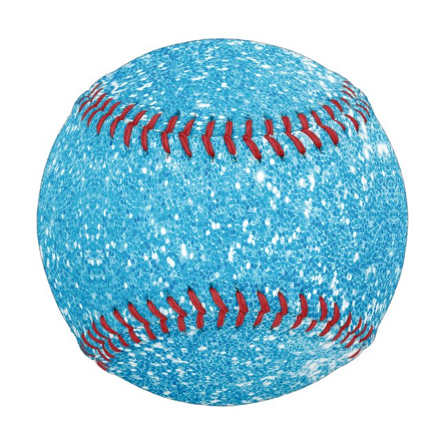 Blue Glitzer Baseball (Vorderseite)