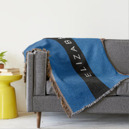 Blue Glitzer, Glitzer Hintergrund, Ihr Name Decke