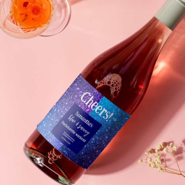 Blue Glitzer Junggeselinnen-Abschied (Von Creator hochgeladen)