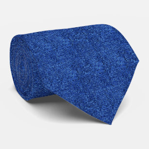 Blue Glitzer Krawatte