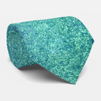 Blue Glitzer Krawatte