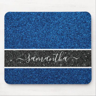 Blue Glitzer Mousepad