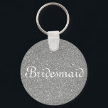 Blue Glitzer Personalisiert Bridesmaid Schlüsselanhänger<br><div class="desc">Das ist der personalisierte Schlüsselanhänger von Blue Glitzer. Imitate Gold Glitzer Elegantes Logo-Design mit mit Monogramm Buchstaben Initialen. Es ist eine niedliche Vintage Geschenkidee für gehobene Braut,  Blume,  Trauzeugin und Brautmädchen bei extravaganter Hochzeit oder Brautparty.</div>