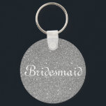 Blue Glitzer Personalisiert Bridesmaid Schlüsselanhänger<br><div class="desc">Das ist der personalisierte Schlüsselanhänger von Blue Glitzer. Imitate Gold Glitzer Elegantes Logo-Design mit mit Monogramm Buchstaben Initialen. Es ist eine niedliche Vintage Geschenkidee für gehobene Braut,  Blume,  Trauzeugin und Brautmädchen bei extravaganter Hochzeit oder Brautparty.</div>