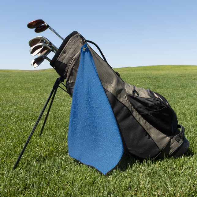 Blue Glitzer, Sparkle, Glitzer Hintergrund Golfhandtuch (Gras)