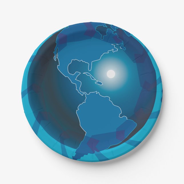 Blue Globe Paper Teller (Vorderseite)