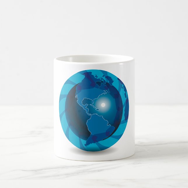 Blue Globe Tasse (Von Creator hochgeladen)