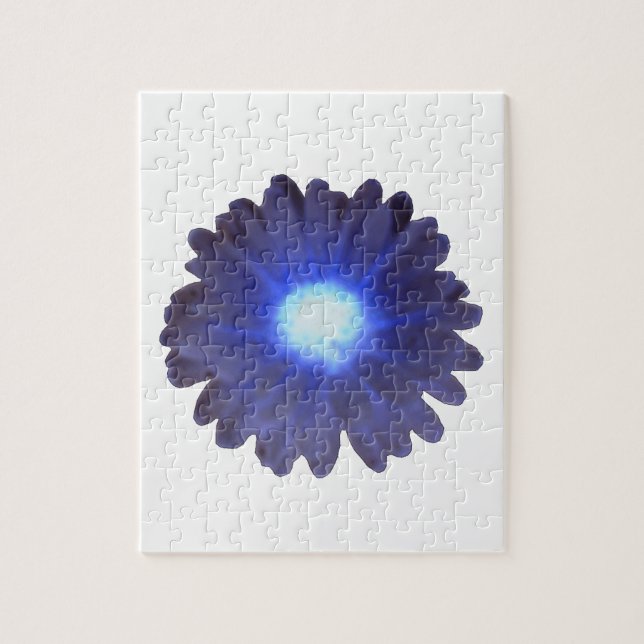 Blue Glow Marigold Puzzle (Vertikal)